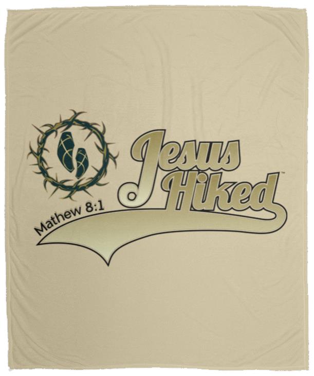 Just Hike - Cozy Plush Fleece Blanket - 50x60 - Jesus Surfed Apparel Co. 