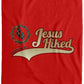 Just Hike - Cozy Plush Fleece Blanket - 60x80 - Jesus Surfed Apparel Co. 