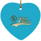 Just Hike - Heart Ornament - Jesus Surfed Apparel Co. 