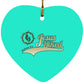 Just Hike - Heart Ornament - Jesus Surfed Apparel Co. 
