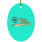 Just Hike - Oval Ornament - Jesus Surfed Apparel Co. 