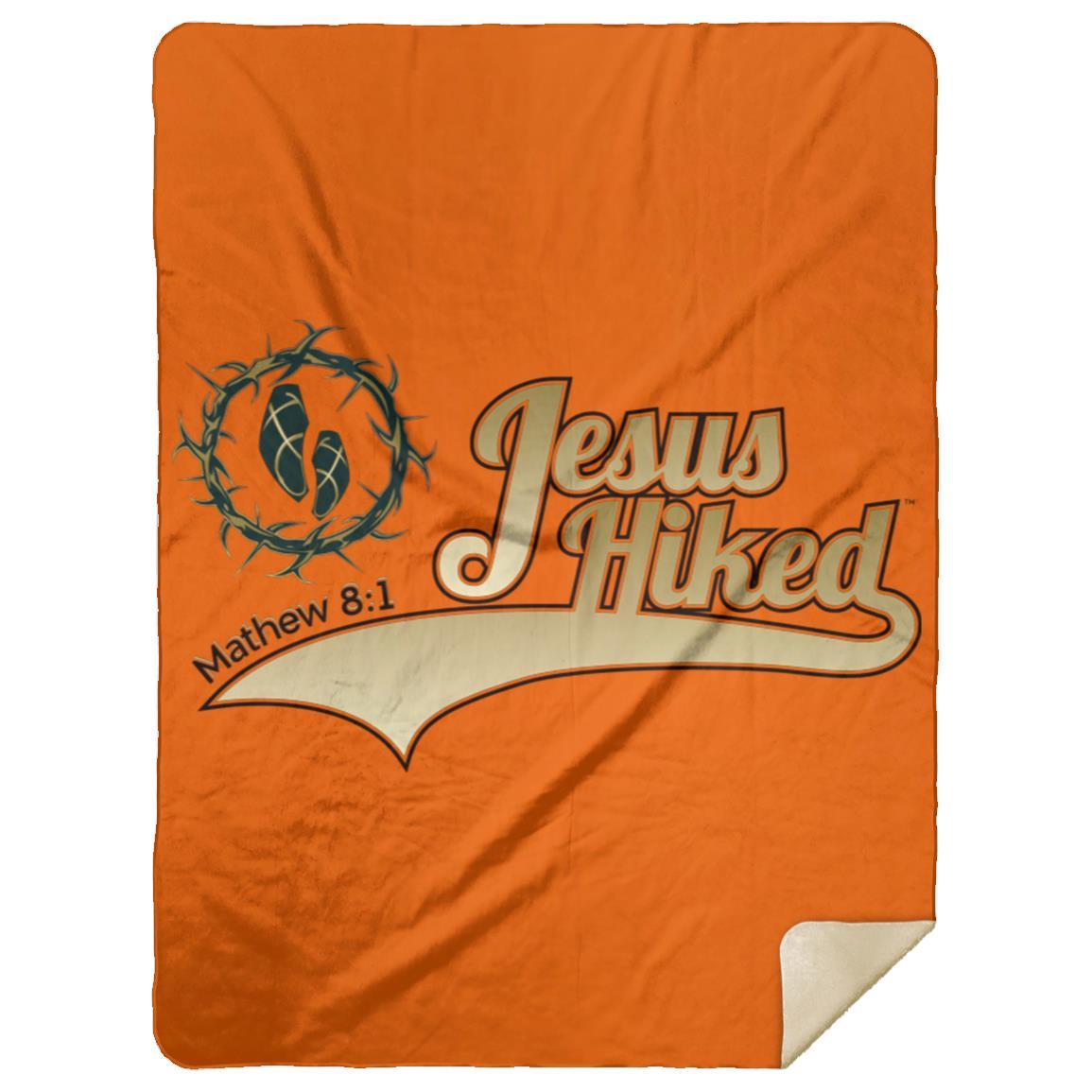 Just Hike - Premium Mink Sherpa Blanket 60x80 - Jesus Surfed Apparel Co. 