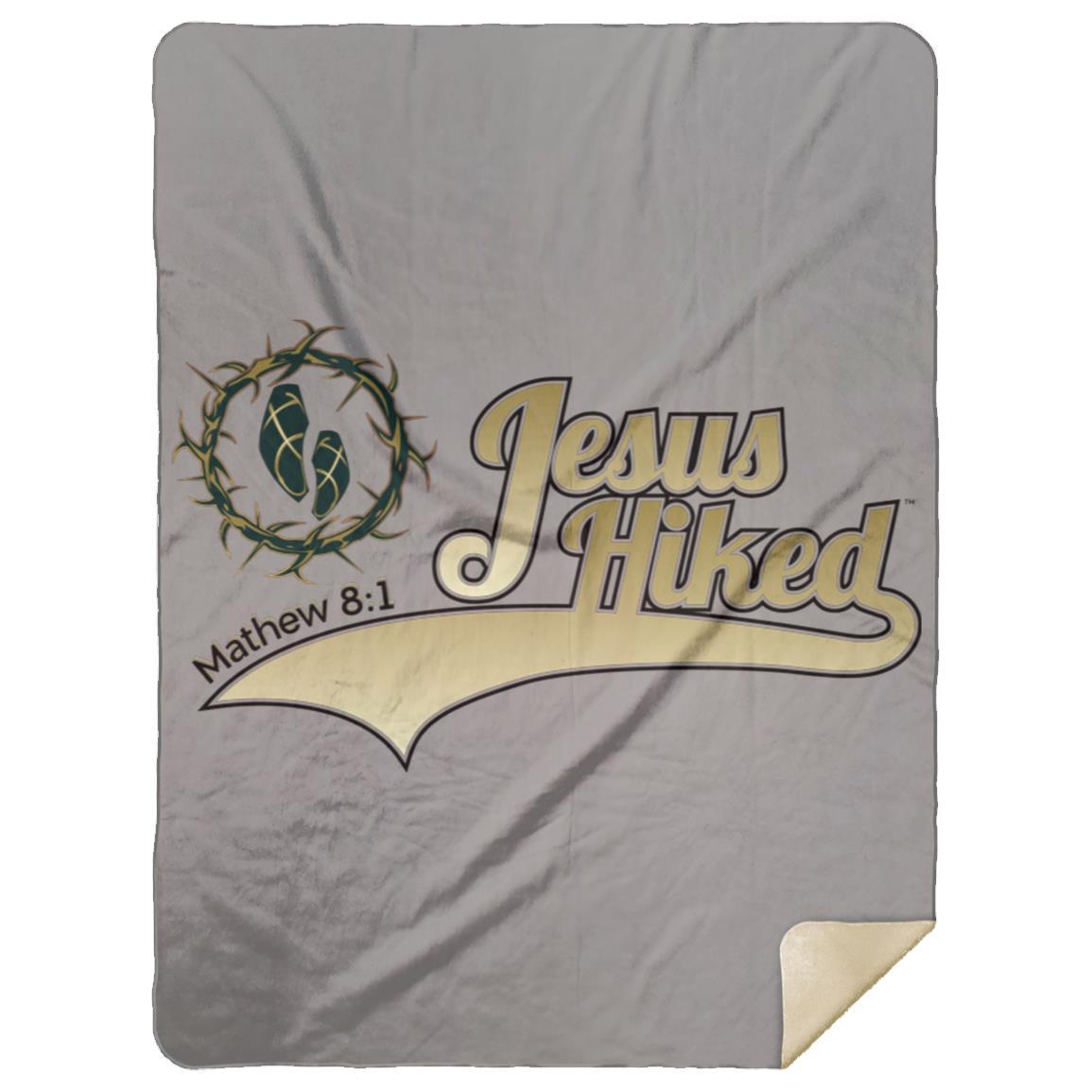 Just Hike - Premium Mink Sherpa Blanket 60x80 - Jesus Surfed Apparel Co. 