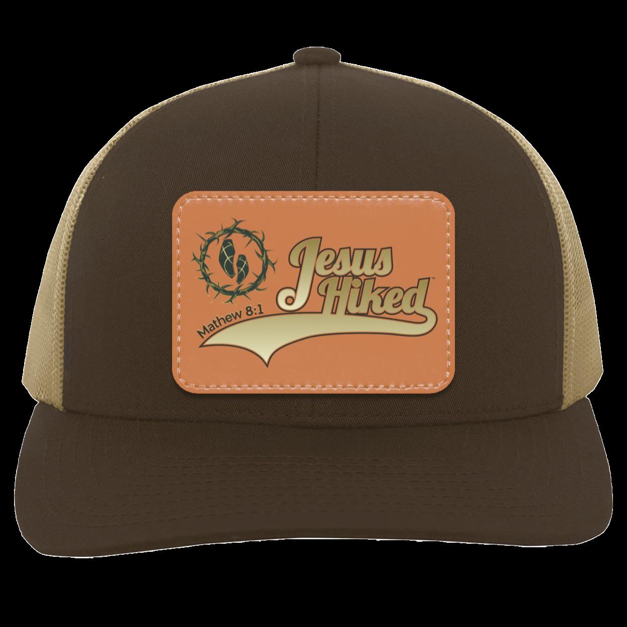 Just Hike - Trucker Snap Back - Rectangle Patch - Jesus Surfed Apparel Co. 