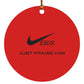 Just Praise Him - Circle Ornament - Jesus Surfed Apparel Co. 