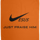 Just Praise Him - Cozy Plush Fleece Blanket - 50x60 - Jesus Surfed Apparel Co. 