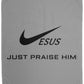 Just Praise Him - Cozy Plush Fleece Blanket - 50x60 - Jesus Surfed Apparel Co. 