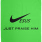 Just Praise Him - Cozy Plush Fleece Blanket - 50x60 - Jesus Surfed Apparel Co. 