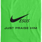 Just Praise Him - Cozy Plush Fleece Blanket - 60x80 - Jesus Surfed Apparel Co. 