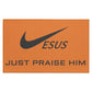Just Praise Him - Indoor Doormat - Jesus Surfed Apparel Co. 