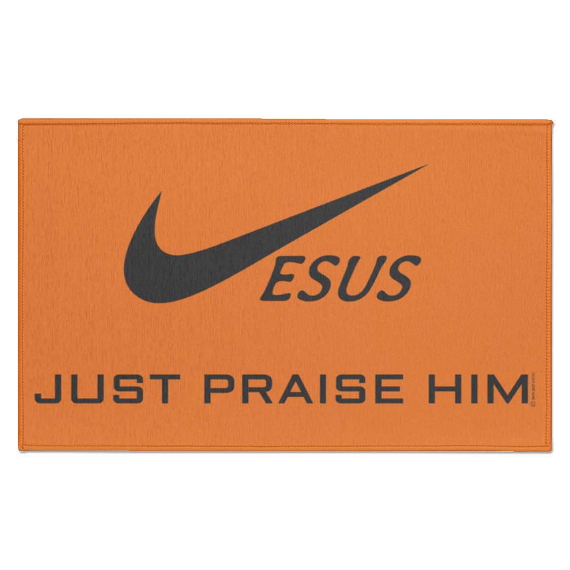 Just Praise Him - Indoor Doormat - Jesus Surfed Apparel Co. 