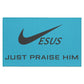 Just Praise Him - Indoor Doormat - Jesus Surfed Apparel Co. 