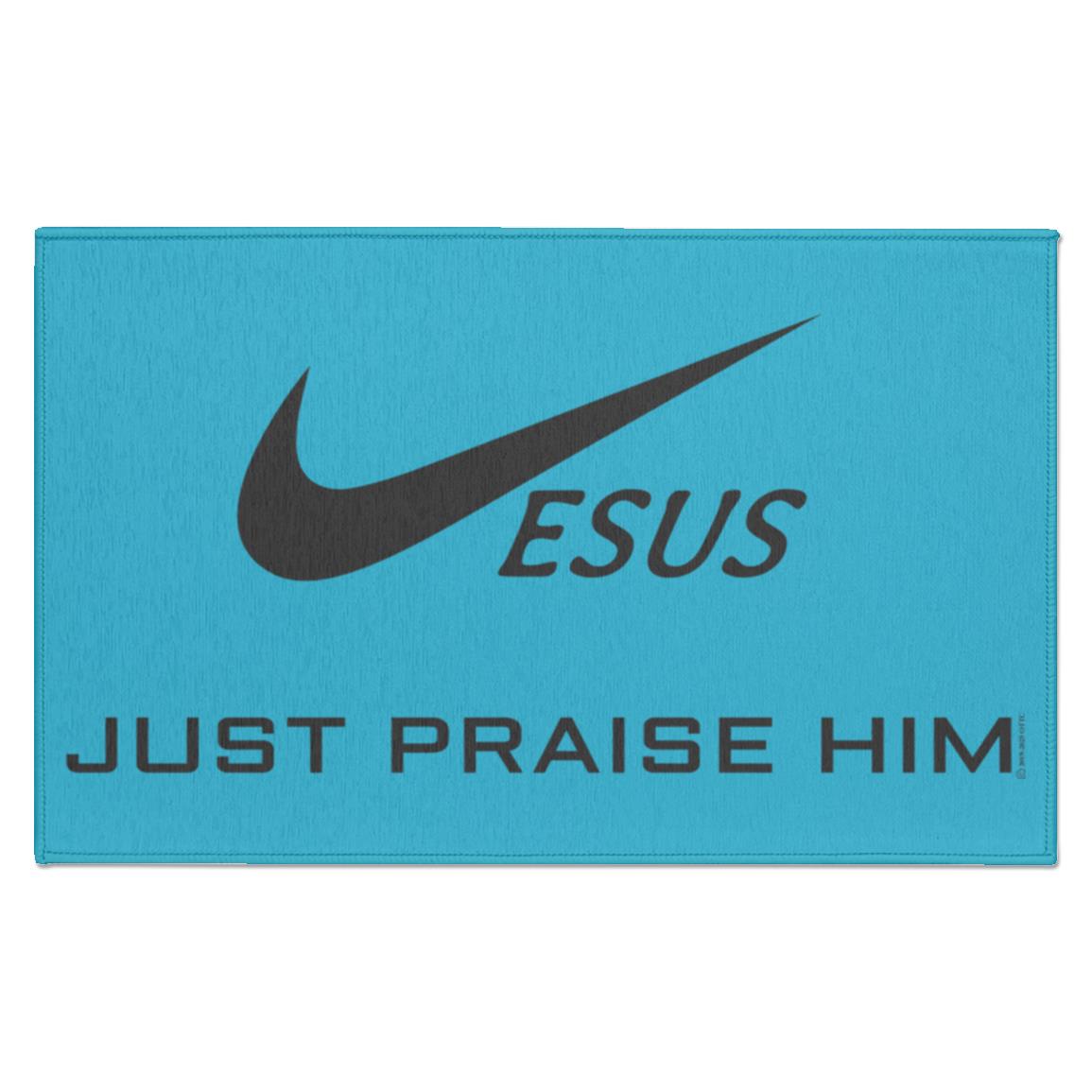 Just Praise Him - Indoor Doormat - Jesus Surfed Apparel Co. 