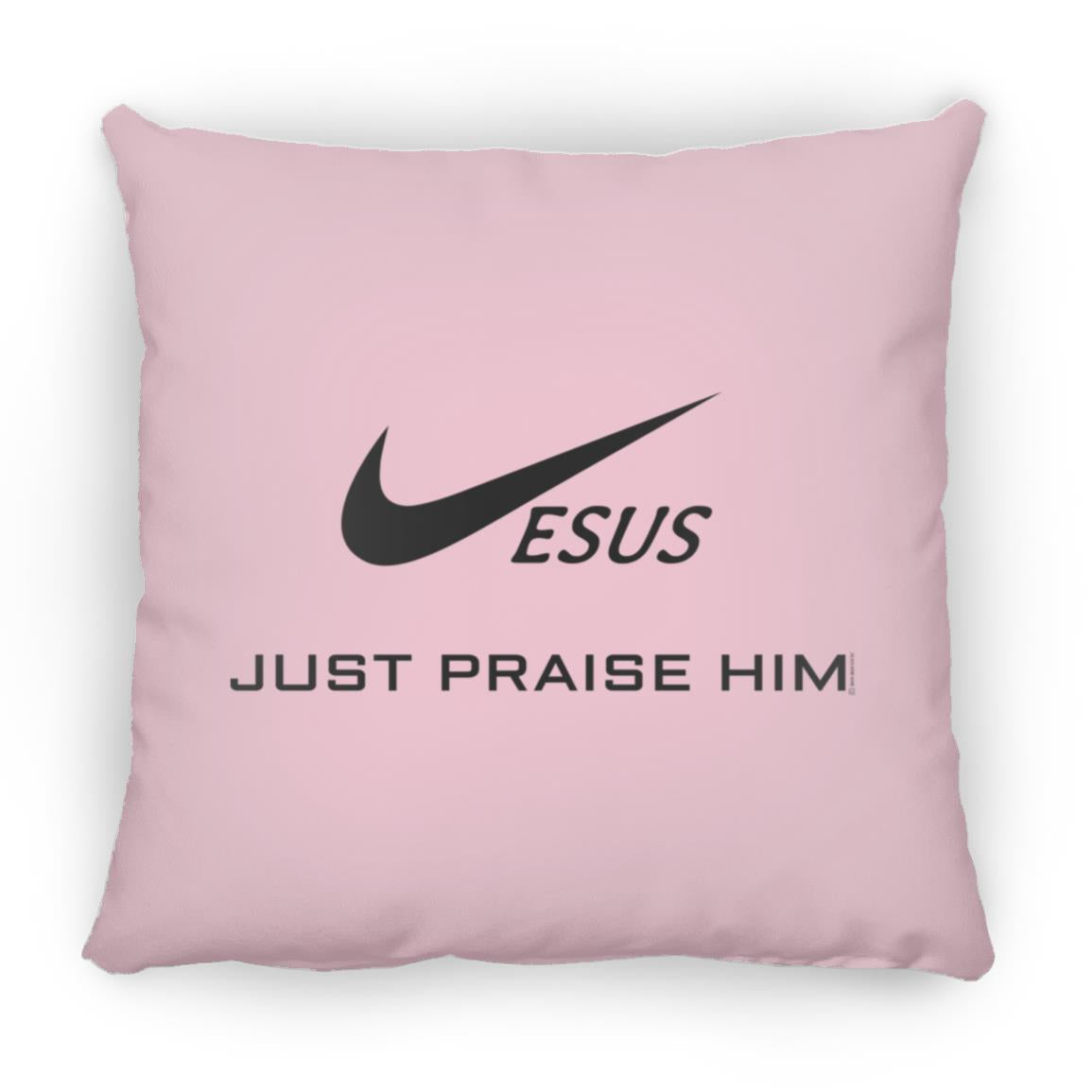 Just Praise Him - Large Square Pillow - Jesus Surfed Apparel Co. 
