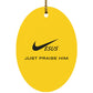 Just Praise Him - Oval Ornament - Jesus Surfed Apparel Co. 