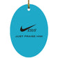 Just Praise Him - Oval Ornament - Jesus Surfed Apparel Co. 