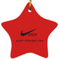 Just Praise Him - Star Ornament - Jesus Surfed Apparel Co. 