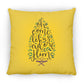 Let us adore Him - Large Square Pillow - Jesus Surfed Apparel Co. 