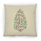 Let us adore Him - Large Square Pillow - Jesus Surfed Apparel Co. 