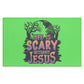 Life is Scary Without Jesus - Indoor Doormat - Jesus Surfed Apparel Co. 