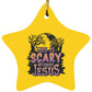 Life is Scary Without Jesus - Star Ornament - Jesus Surfed Apparel Co. 