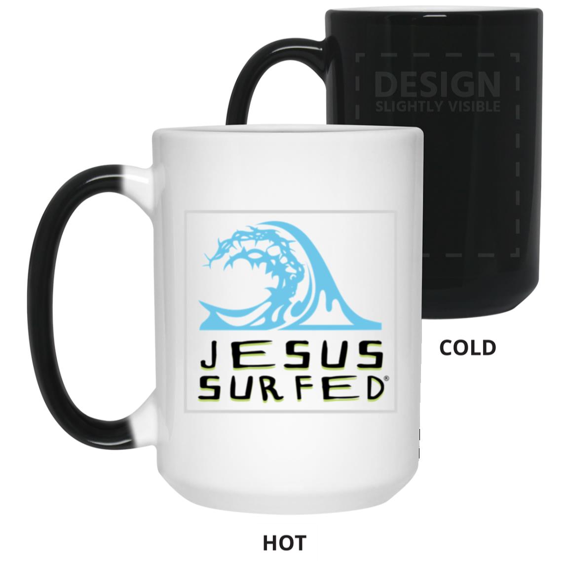 Living Water - 15oz Color Changing Mug - Jesus Surfed Apparel Co. 