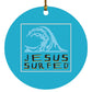 Living Water - Circle Ornament - Jesus Surfed Apparel Co. 