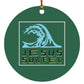 Living Water - Circle Ornament - Jesus Surfed Apparel Co. 