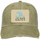 Living Water - Distressed Ollie Cap - Rectangle Patch - Jesus Surfed Apparel Co. 