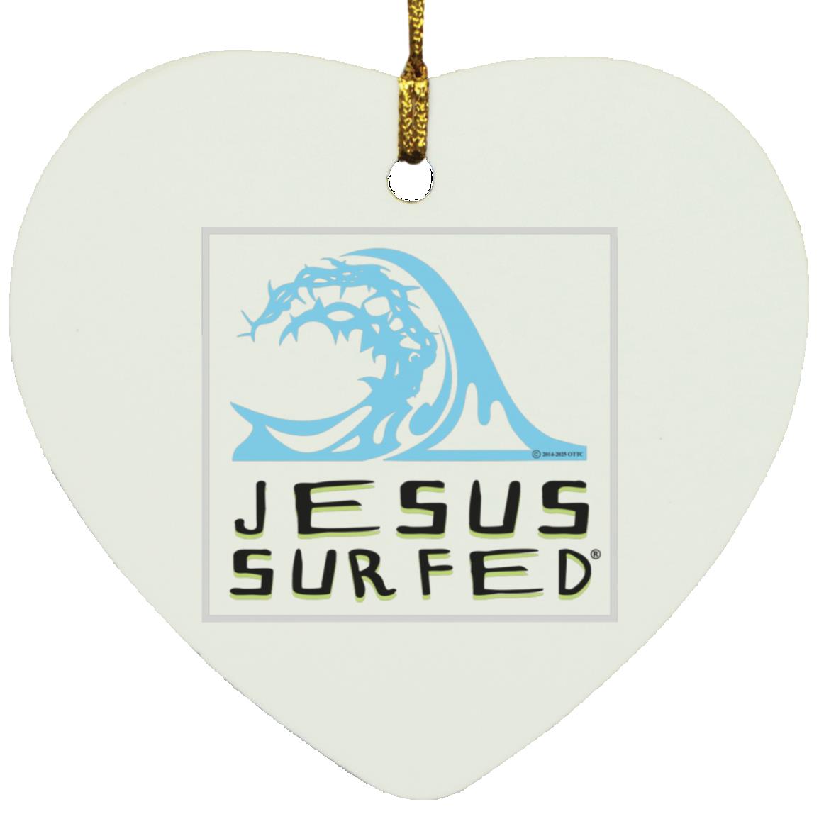 Living Water - Heart Ornament - Jesus Surfed Apparel Co. 