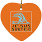 Living Water - Heart Ornament - Jesus Surfed Apparel Co. 