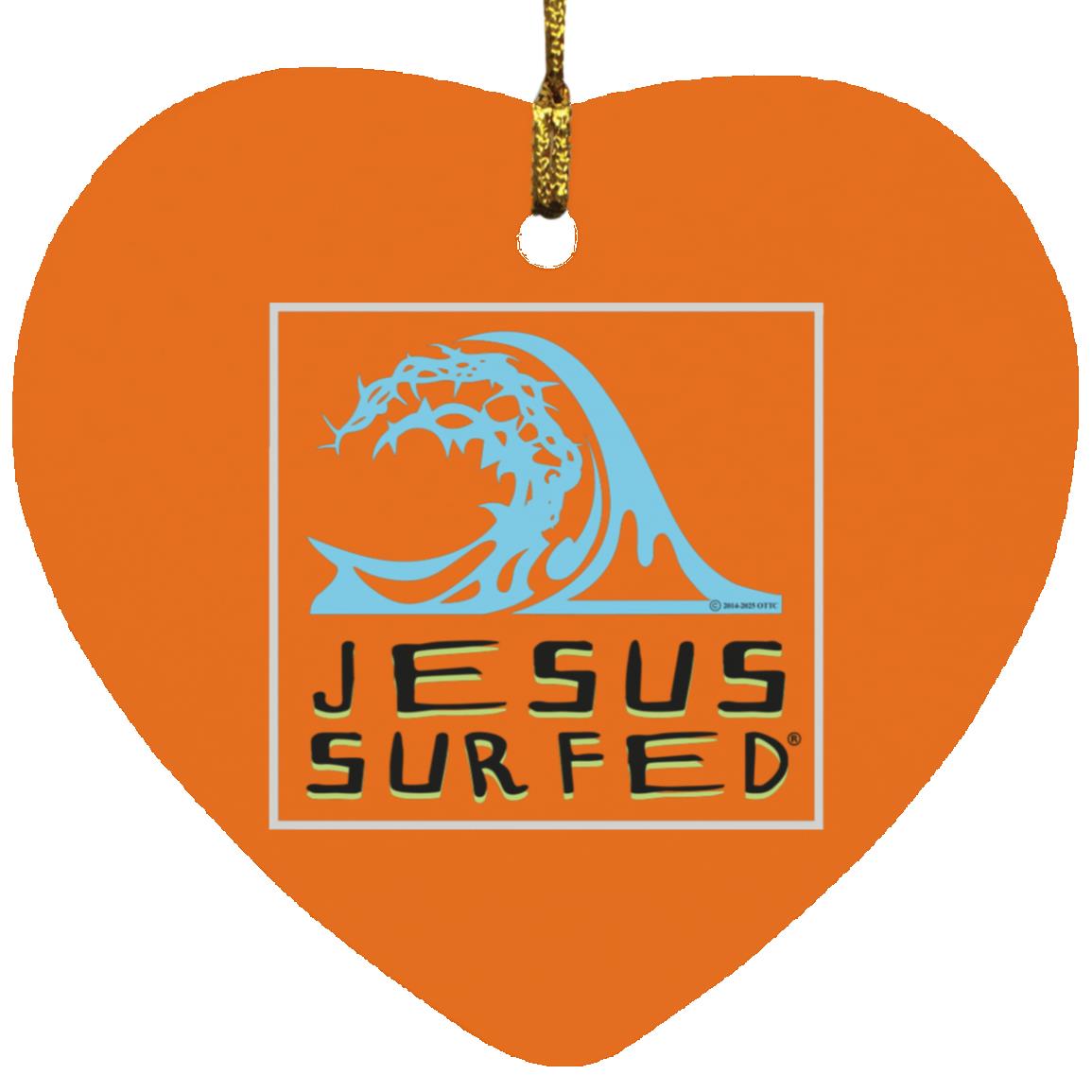 Living Water - Heart Ornament - Jesus Surfed Apparel Co. 