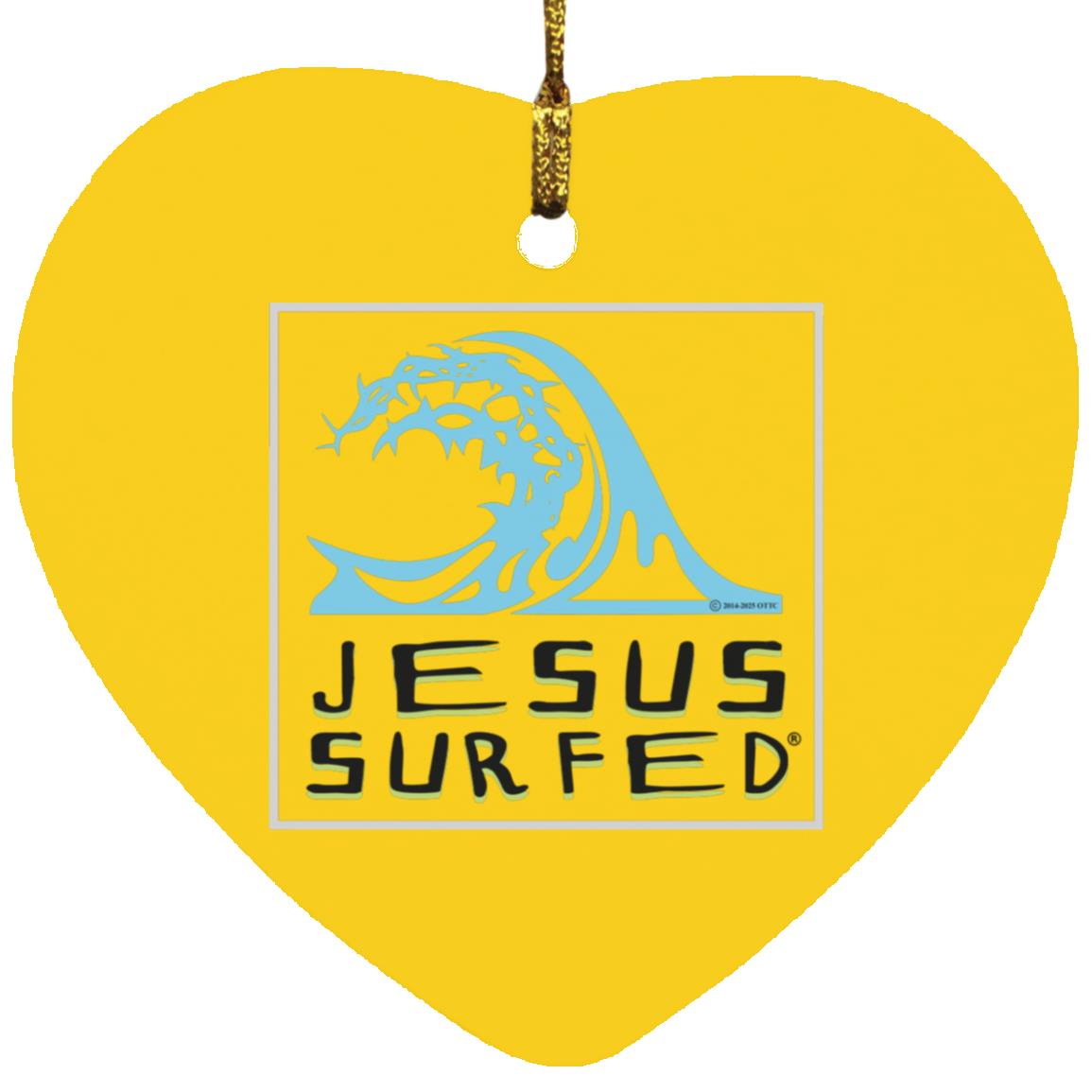 Living Water - Heart Ornament - Jesus Surfed Apparel Co. 