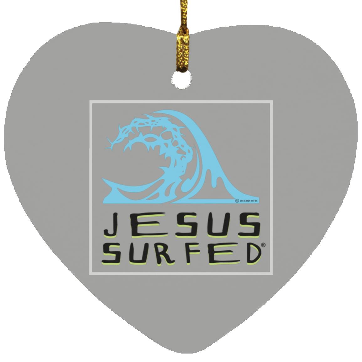 Living Water - Heart Ornament - Jesus Surfed Apparel Co. 