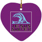 Living Water - Heart Ornament - Jesus Surfed Apparel Co. 