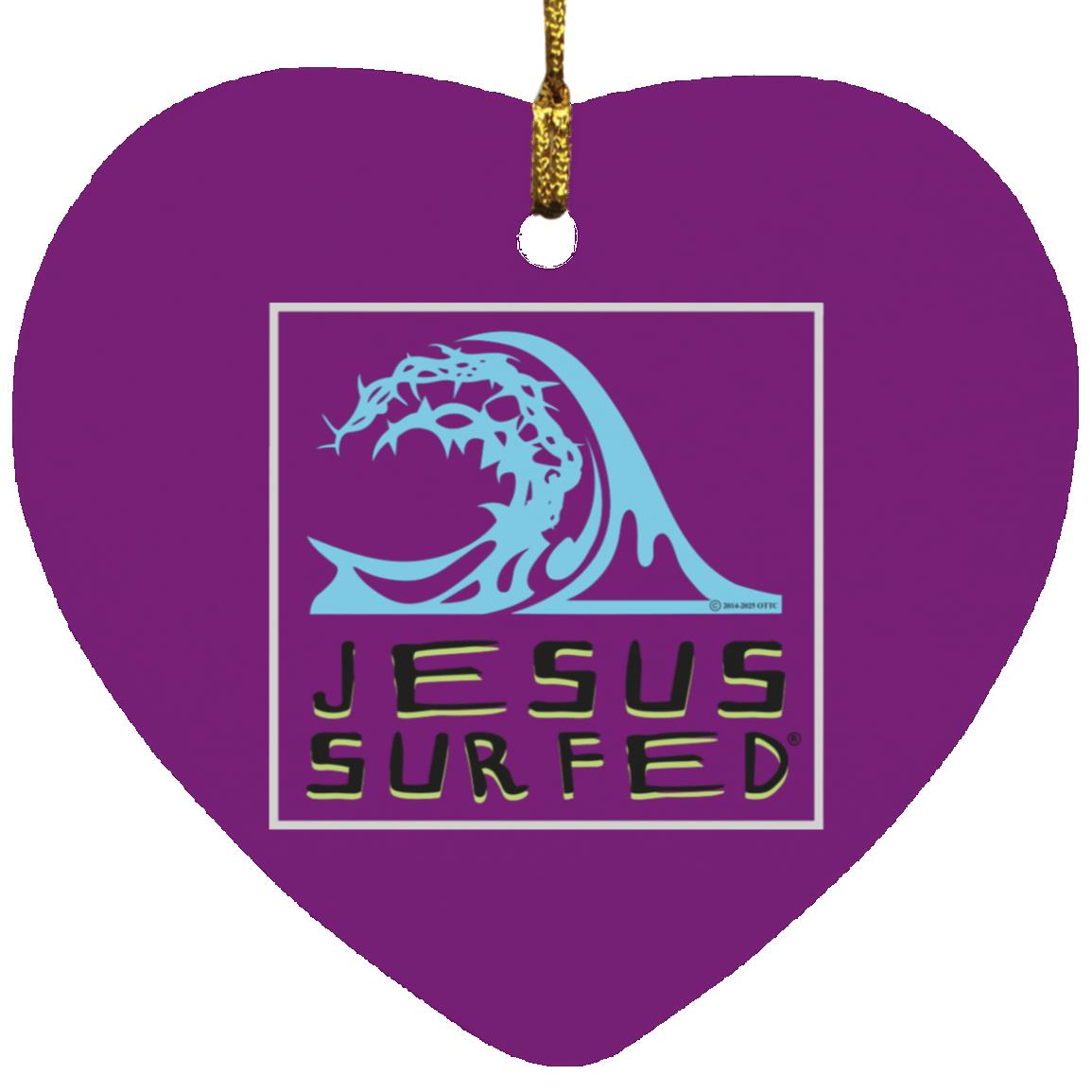 Living Water - Heart Ornament - Jesus Surfed Apparel Co. 