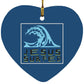 Living Water - Heart Ornament - Jesus Surfed Apparel Co. 