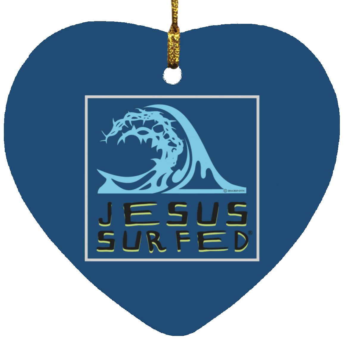 Living Water - Heart Ornament - Jesus Surfed Apparel Co. 