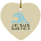 Living Water - Heart Ornament - Jesus Surfed Apparel Co. 