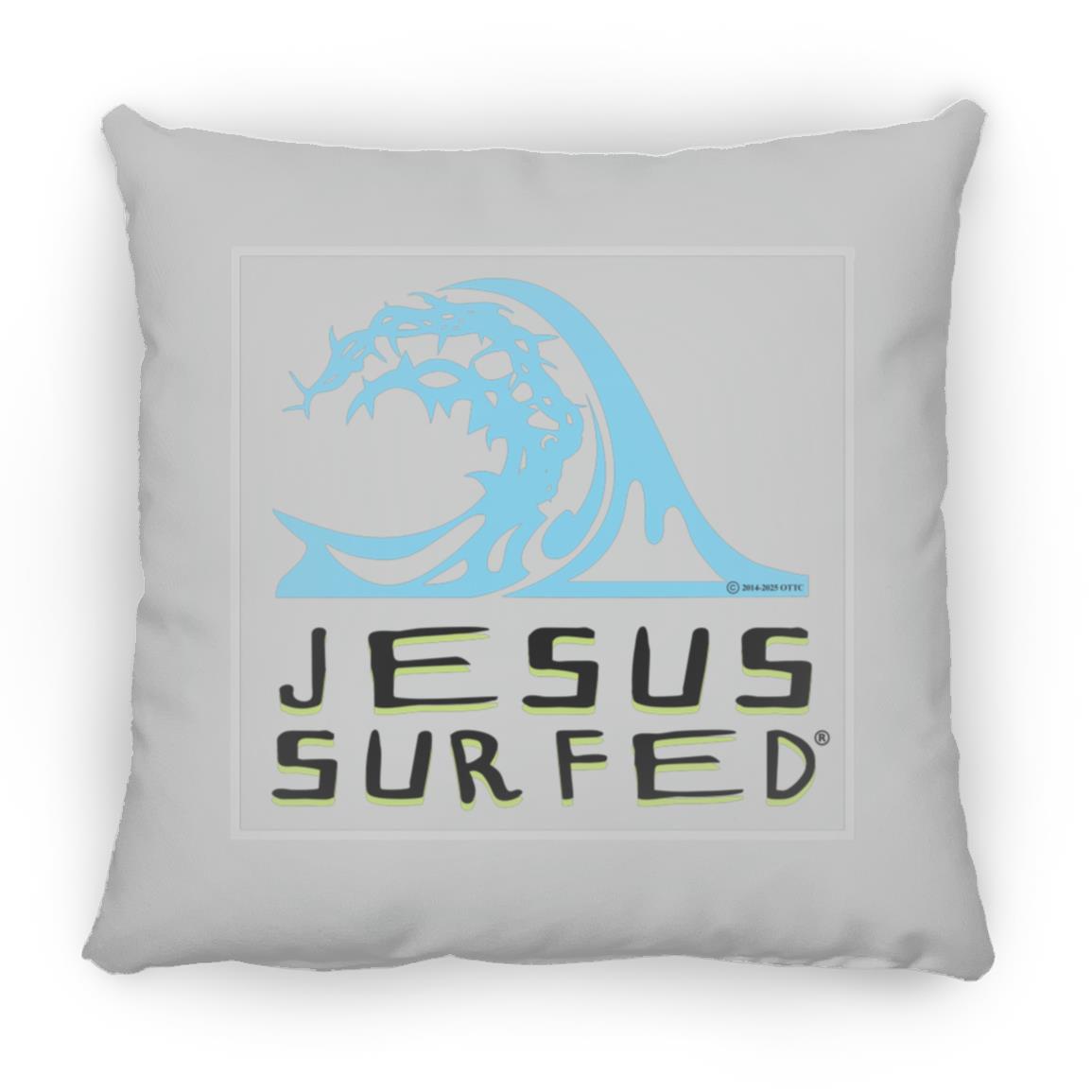 Living Water - Large Square Pillow - Jesus Surfed Apparel Co. 