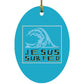 Living Water- Oval Ornament - Jesus Surfed Apparel Co. 