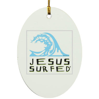 Living Water- Oval Ornament - Jesus Surfed Apparel Co. 