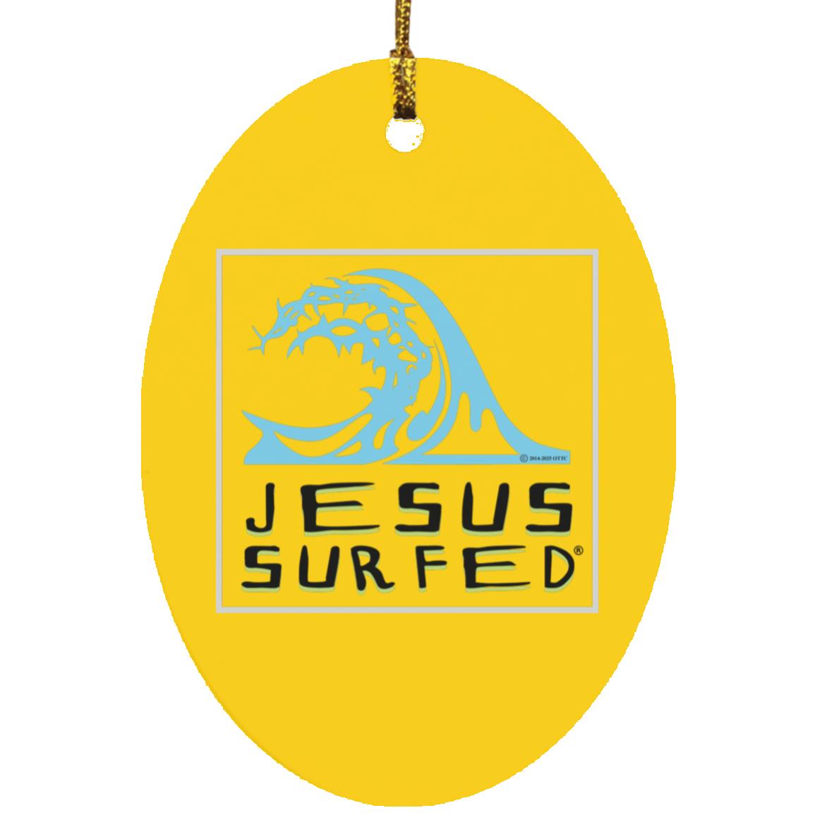 Living Water- Oval Ornament - Jesus Surfed Apparel Co. 