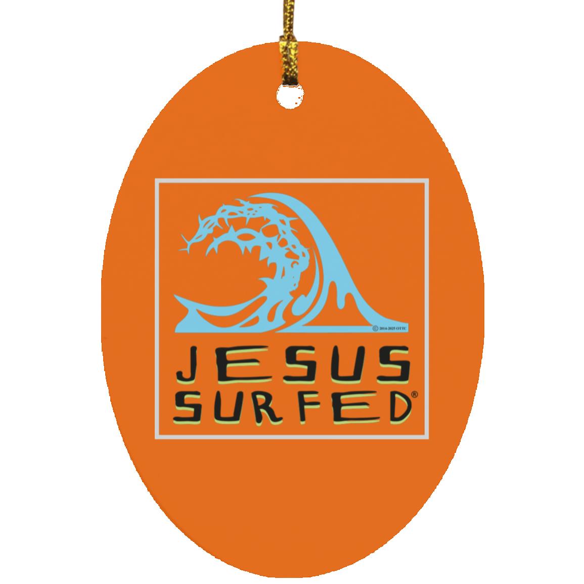 Living Water- Oval Ornament - Jesus Surfed Apparel Co. 
