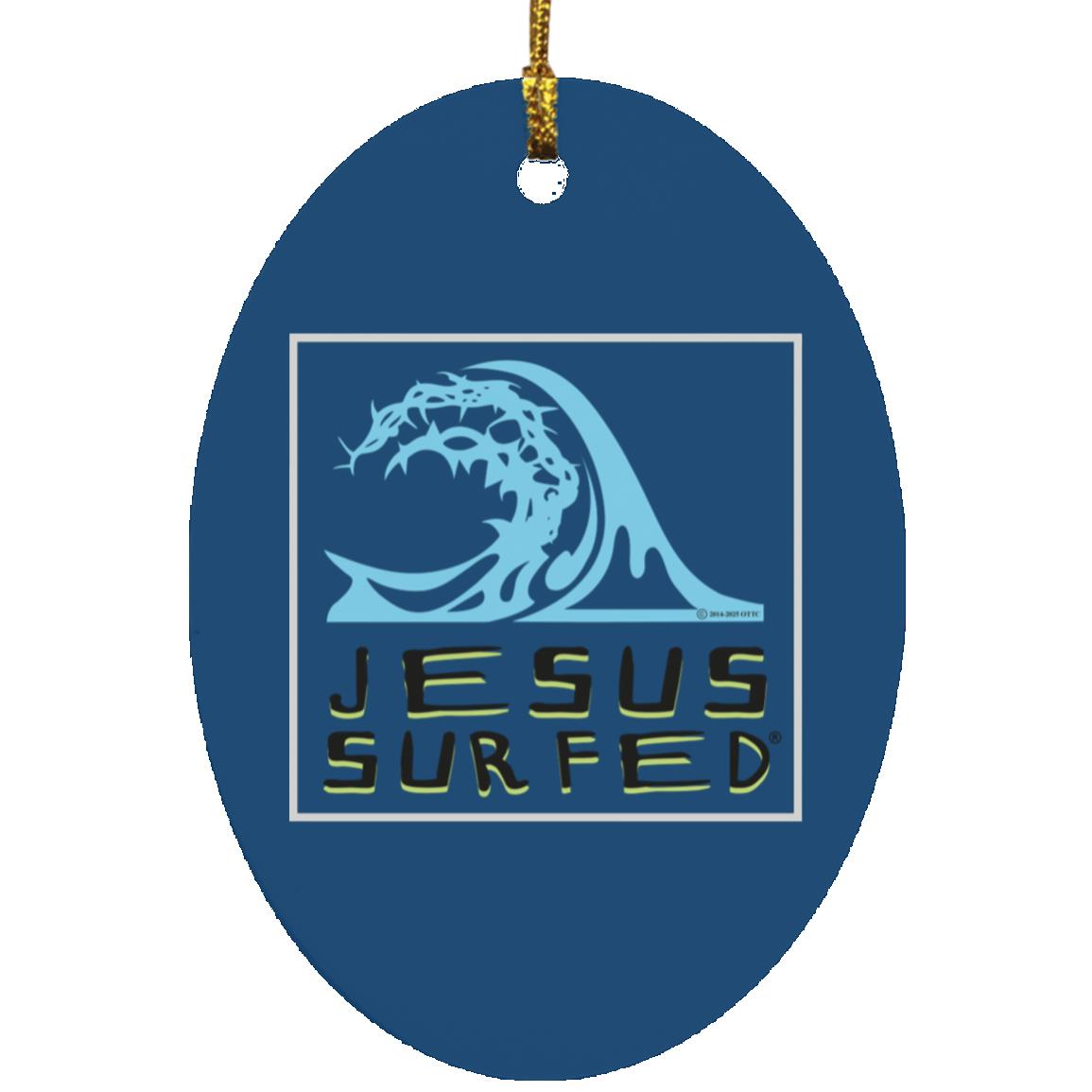 Living Water- Oval Ornament - Jesus Surfed Apparel Co. 