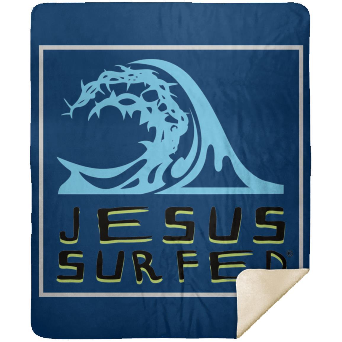 Living Water - Premium Mink Sherpa Blanket 50x60 - Jesus Surfed Apparel Co. 