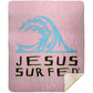 Living Water - Premium Mink Sherpa Blanket 50x60 - Jesus Surfed Apparel Co. 