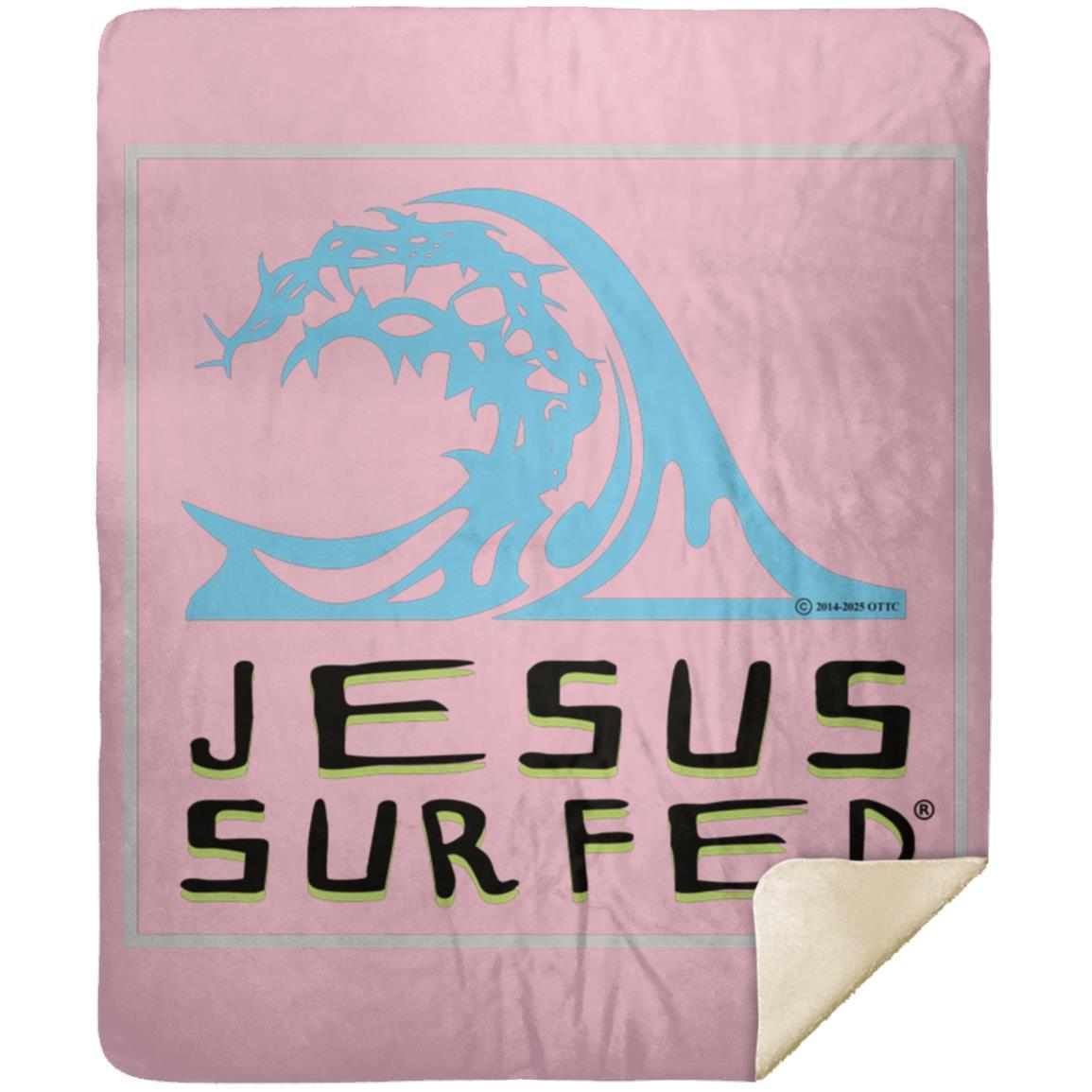 Living Water - Premium Mink Sherpa Blanket 50x60 - Jesus Surfed Apparel Co. 