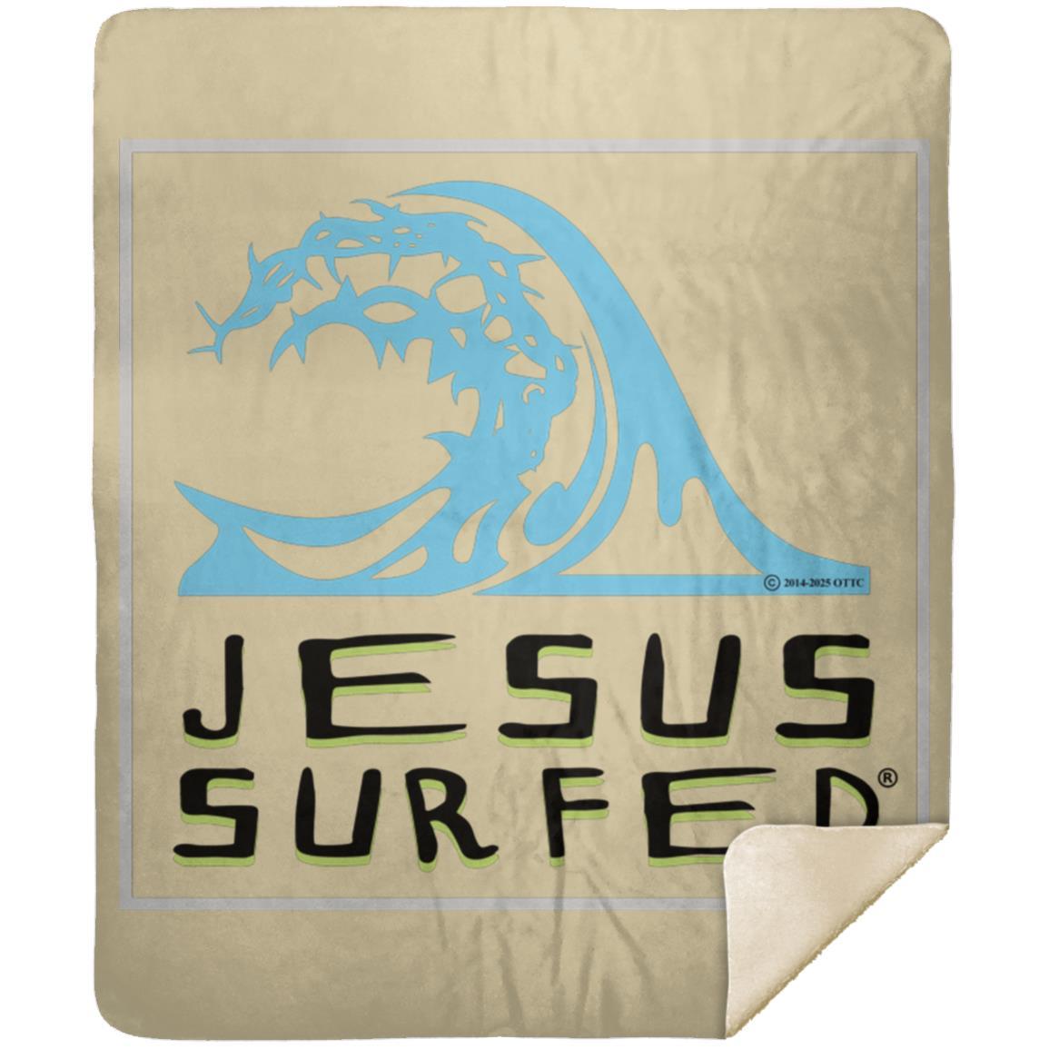 Living Water - Premium Mink Sherpa Blanket 50x60 - Jesus Surfed Apparel Co. 