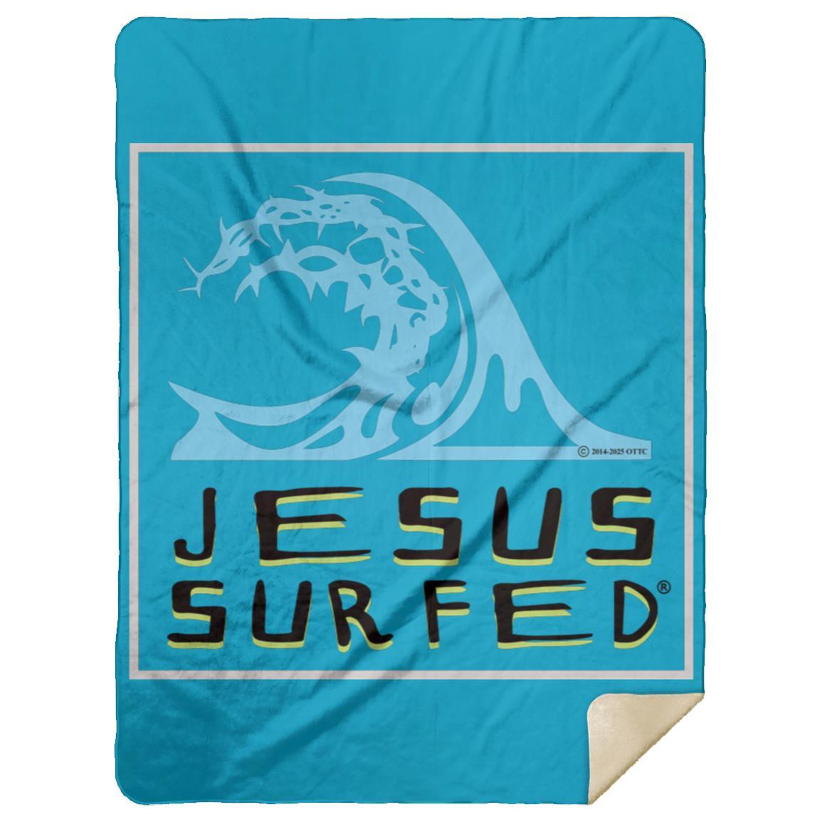 Living Water - Premium Mink Sherpa Blanket 60x80 - Jesus Surfed Apparel Co. 
